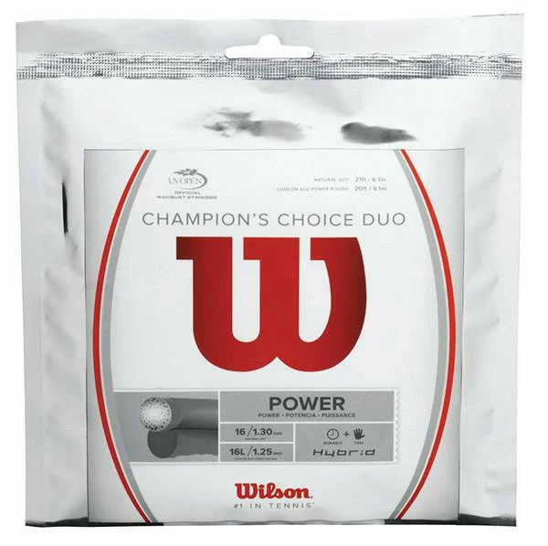 Wilson Champion's Choice Duo Tennis String - Set 1 Wilson Champion's Choice Duo Tennis String - Set