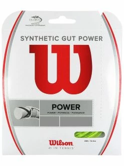 Wilson Synthetic Gut Power Tennis String - Set -tennis Sales Store 16g 693226c9 9c10 498c a922 e743387c9b56