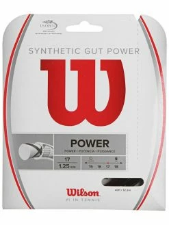 Wilson Synthetic Gut Power Tennis String - Set -tennis Sales Store 17b