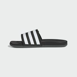 Adidas Adilette Comfort Adjustable Sandle -tennis Sales Store Adilette Comfort Adjustable Slides Black EG1344 06 standard