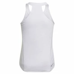 Girls Adidas Club Tank - White