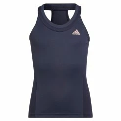 Girls Adidas Club Tank - Navy