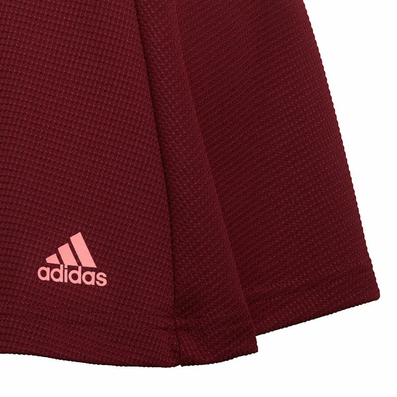 Girls Adidas Club Skirt (Red) 2 Girls Adidas Club Skirt (Red) - Image 2