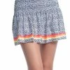 Lucky In Love Women's Long Feeline Lovely Smocked Tennis Skirt