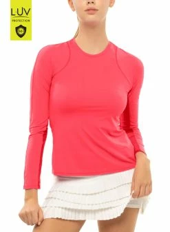 Lucky In Love Women's Breeze Long Sleeve Crew Tennis Tee -tennis Sales Store CT908 647 1 720x b863b3c8 0c49 4dd5 ad78 4d11a492cd52