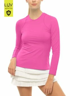 Lucky In Love Women's Breeze Long Sleeve Crew Tennis Tee -tennis Sales Store CT908 695 1 720x 05efa8aa b57f 4887 9929 dd27ae0c88e8