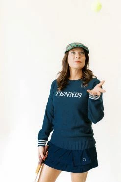 Bubble Women's Knit Tennis Sweater -tennis Sales Store JGP03327