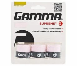 Gamma Supreme Overgrip (3x) -tennis Sales Store NGSU PNK
