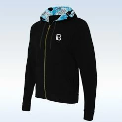 Bella Bella Sport Pickleball Bella Graffiti 2 Black Full-Zip Hoodie