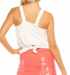 Lucky In Love Women's My Lucky Tie Back Tank 9 Lucky In Love Women's My Lucky Tie Back Tank -tennis Sales Store RTURUHN