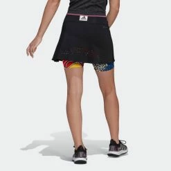 Adidas Women's Rich Mnisi Tennis Premium Skirt - Black -tennis Sales Store Rich Mnisi Tennis Premium Skirt Black HG8658 23 hover model