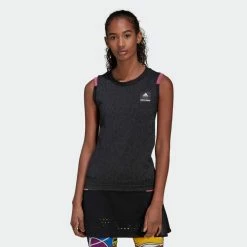Adidas Women's Rich Mnisi Tennis Primeknit Tank Top - Black 15 Adidas Women's Rich Mnisi Tennis Primeknit Tank Top - Black -tennis Sales Store Rich Mnisi Tennis Primeknit Tank Top Black HC1727 21 model