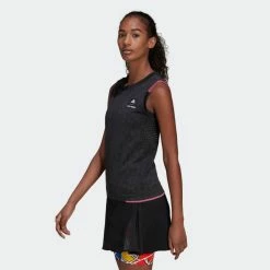 Adidas Women's Rich Mnisi Tennis Primeknit Tank Top - Black 14 Adidas Women's Rich Mnisi Tennis Primeknit Tank Top - Black -tennis Sales Store Rich Mnisi Tennis Primeknit Tank Top Black HC1727 22 model