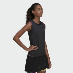 Adidas Women's Rich Mnisi Tennis Primeknit Tank Top - Black 12 Adidas Women's Rich Mnisi Tennis Primeknit Tank Top - Black -tennis Sales Store Rich Mnisi Tennis Primeknit Tank Top Black HC1727 25 model