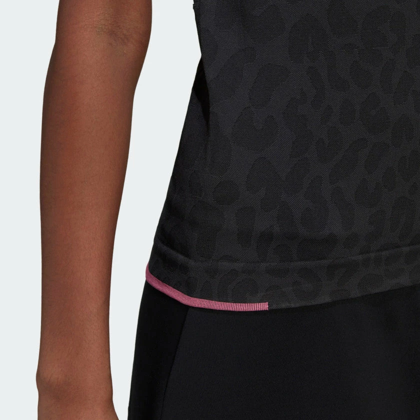 Adidas Women's Rich Mnisi Tennis Primeknit Tank Top - Black 2 Adidas Women's Rich Mnisi Tennis Primeknit Tank Top - Black - Image 2