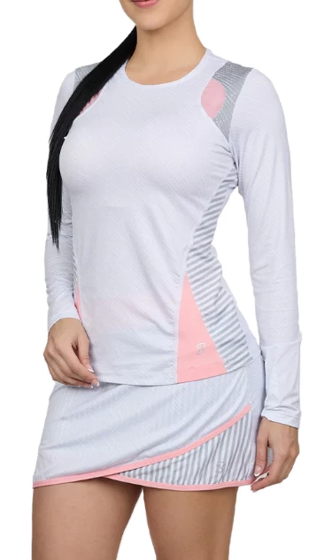 Sofibella Tennis Long Sleeve - Cosmopolitan 2 Sofibella Tennis Long Sleeve - Cosmopolitan - Image 2