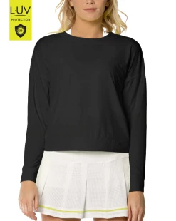 Lucky In Love Women's Tennis Long Sleeve- Hype L/S