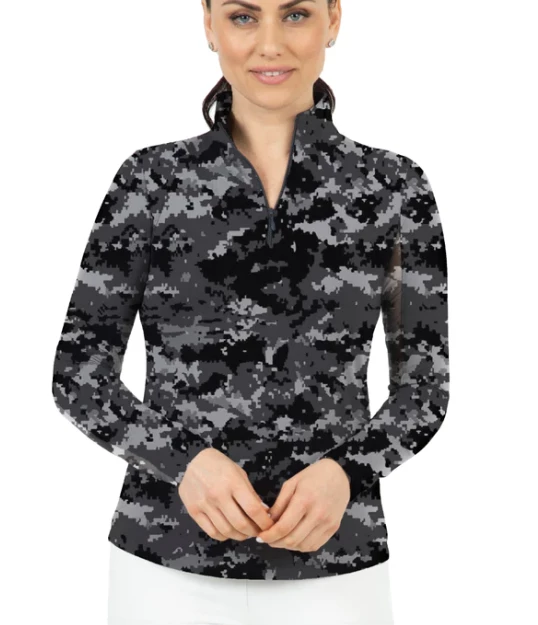 IBKUL Women's Long Sleeve Mock Neck Top 7 IBKUL Women's Long Sleeve Mock Neck Top - Image 7