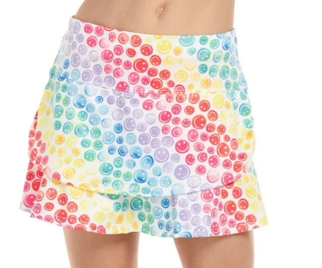 Lucky In Love Girl's All Smiles Tennis Skirt 3 Lucky In Love Girl's All Smiles Tennis Skirt - Image 3