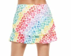 Lucky In Love Girl's All Smiles Tennis Skirt