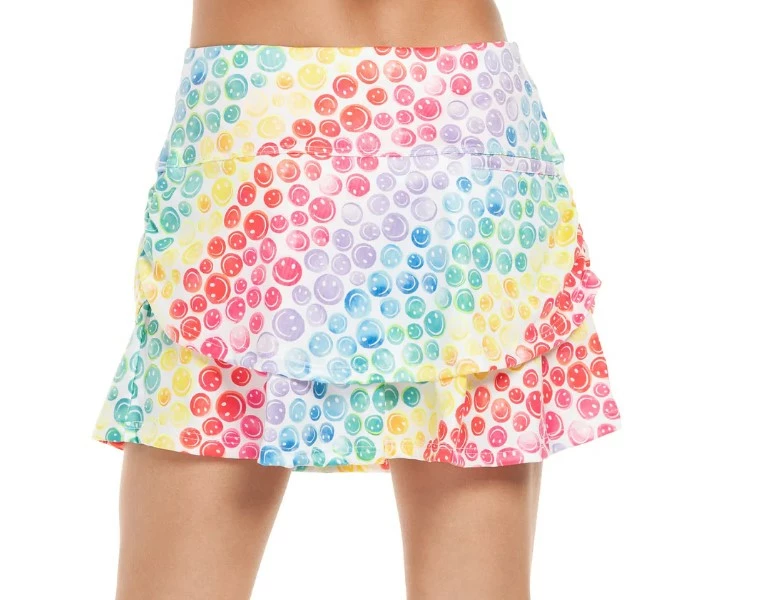 Lucky In Love Girl's All Smiles Tennis Skirt 1 Lucky In Love Girl's All Smiles Tennis Skirt