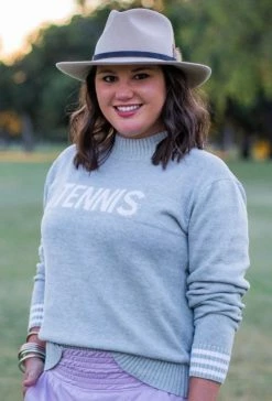 Bubble Women's Knit Tennis Sweater