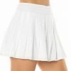 Lucky In Love Womens Long Retro Pleated Tennis Skirt
