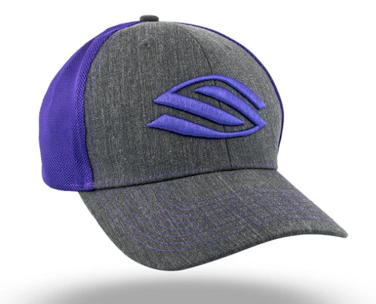 Selkirk Heather Trucker Hat-Purple 1 Selkirk Heather Trucker Hat-Purple