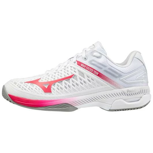 Women's Mizuno Wave Exceed Tour 4 All Court Tennis Shoe - White 1 Women's Mizuno Wave Exceed Tour 4 All Court Tennis Shoe - White