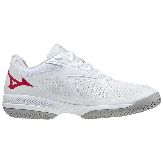 Women's Mizuno Wave Exceed Tour 4 All Court Tennis Shoe - White 2 Women's Mizuno Wave Exceed Tour 4 All Court Tennis Shoe - White - Image 2