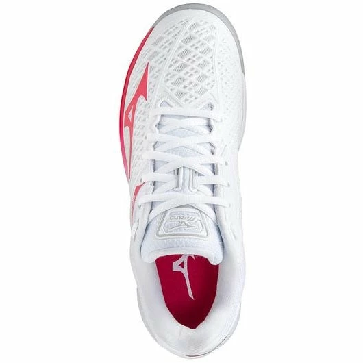 Women's Mizuno Wave Exceed Tour 4 All Court Tennis Shoe - White 4 Women's Mizuno Wave Exceed Tour 4 All Court Tennis Shoe - White - Image 4