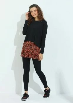 Dona Jo Women's Move Tennis Long Sleeve Shirt -tennis Sales Store blk3