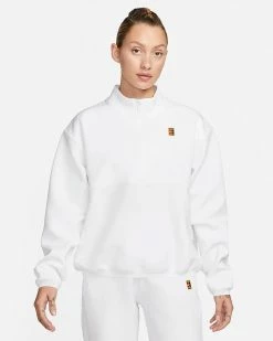 Women's Nike Dri-FIT Heritage Tennis Half-Zip Jacket