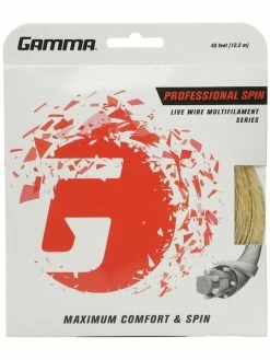 Gamma Professional Spin Live Wire Tennis String - Set
