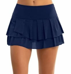Women's Lucky In Love Wavy Pleat Tier Skirt -tennis Sales Store hdhhh