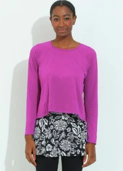 Dona Jo Women's Move Tennis Long Sleeve Shirt -tennis Sales Store mag1