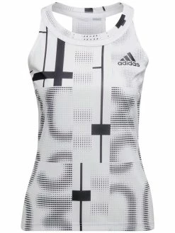 Women's Adidas Spring Club Graphic Tank - White -tennis Sales Store rs 2 2e5a071f 04ca 439f ac83 d5e264bd2c5b