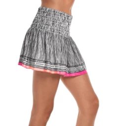 Women's Lucky In Love Santa Fe Long Live Summer Smocked Skirt -tennis Sales Store tgevee