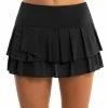 Women's Lucky In Love Wavy Pleat Tier Skirt